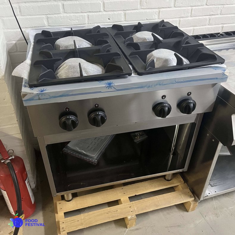 Kogebord - 4 blus (gas)