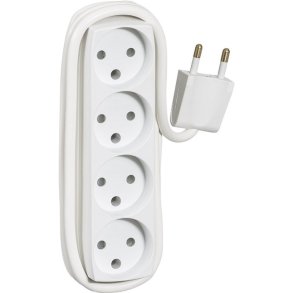 Forl�ngerledning - 1,5 m (4 stik DK/230V)