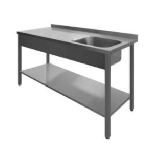 Stlkkkenbord med vask (koldt/varmt vand)
