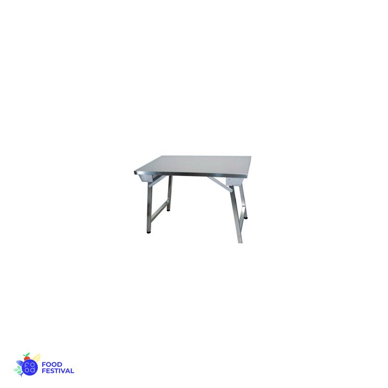 K�kkenbord i st�l - 1,2 m