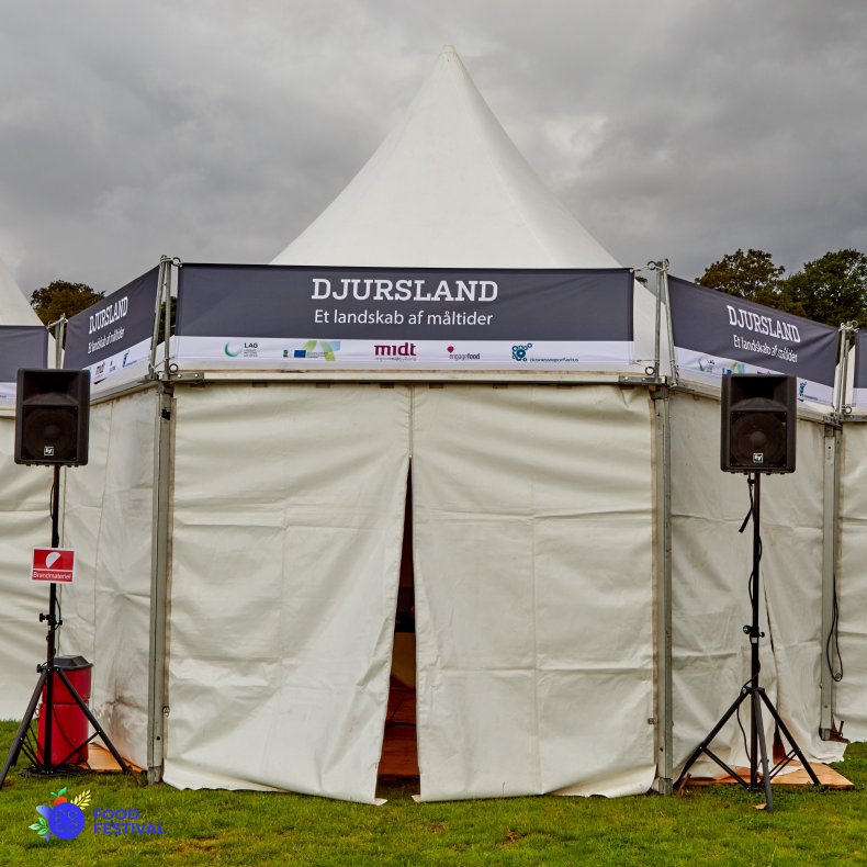 Sekskantet Pagodetelt - �6 m (25 m2)