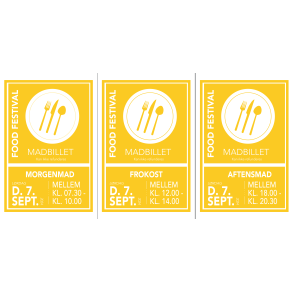Madbillet - L�rdag