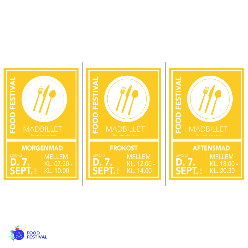 Madbillet - L�rdag