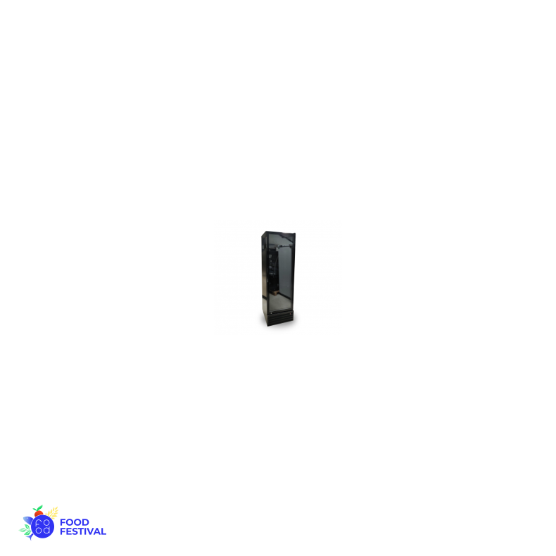 Flaskek�leskab - SORT