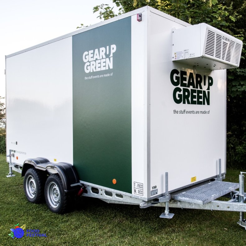 K�le-/frysetrailer - 6 pallers