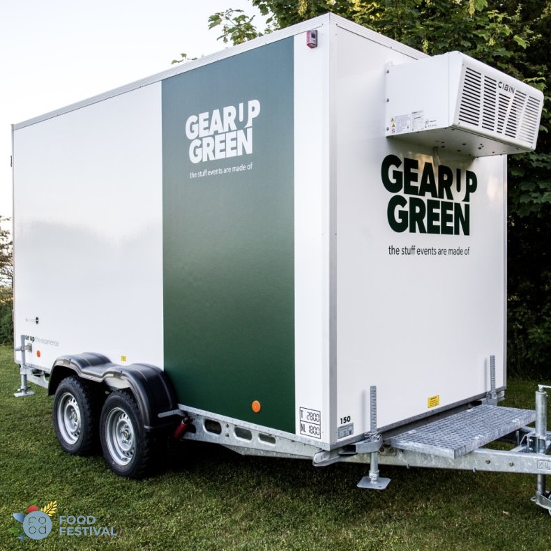 K�le-/frysetrailer - 6 pallers