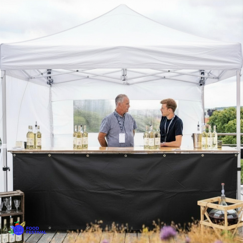 Indd�kningsbanner til k�kkenbord - 3 m